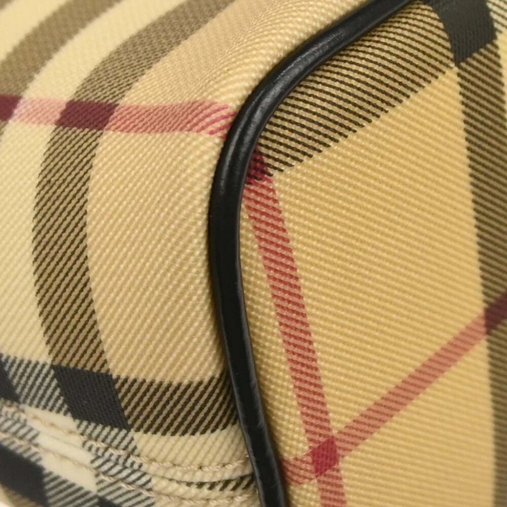 Burberry Beige Black Burberry Check Tote Bag 117213 - Picture 5 of 11